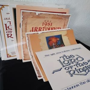 8 Vintage Tolkien Calendars